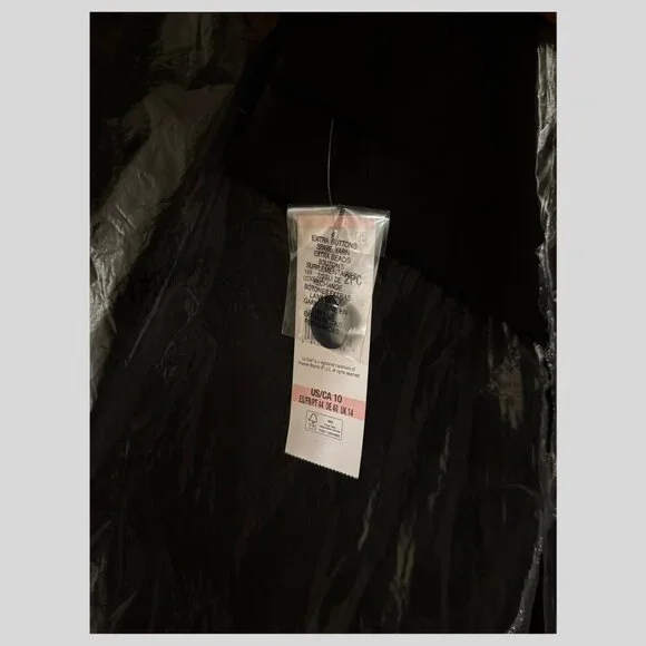 NWT - Four Button Collarless Jacket and Slim Skirt Suit Set - #50041991 - Picture 7 of 9